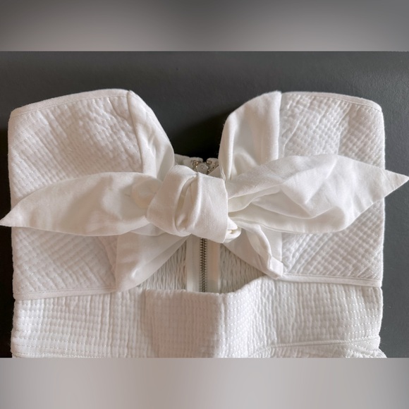 Chelsea Peplum Cutout Strapless Top - Picture 5 of 6